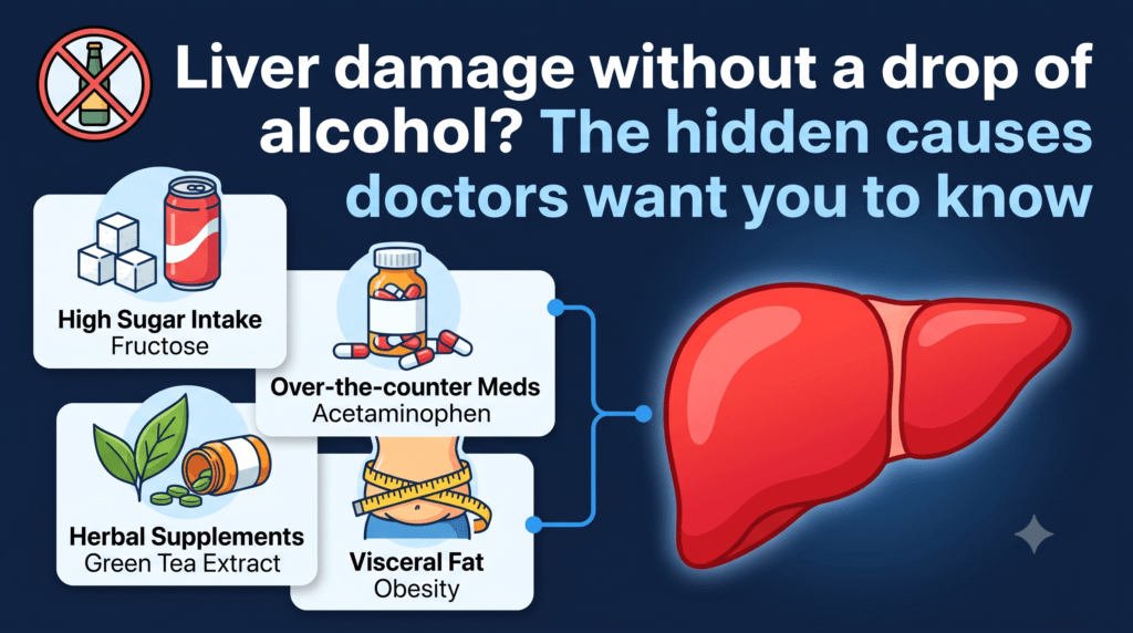 Liver damage without a drop of alcohol?
